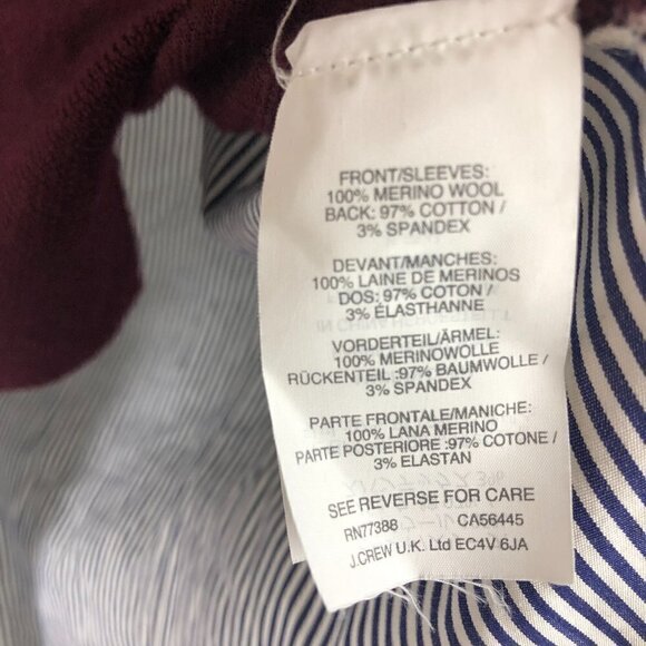 J. Crew Womens Sweater Shirt Merino Wool XX-Small - Picture 11 of 12